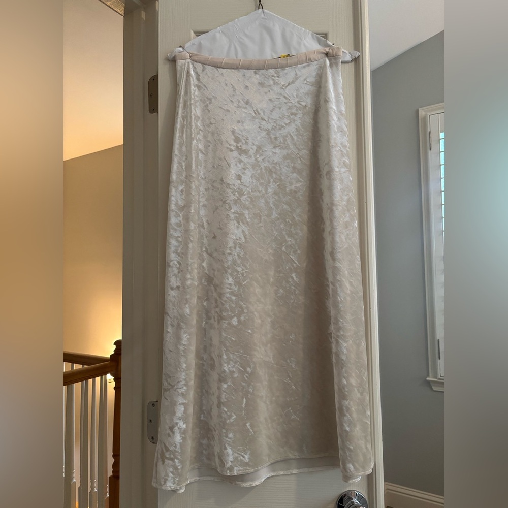 Zara Cream Maxi Skirt